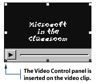 Video controls appear!